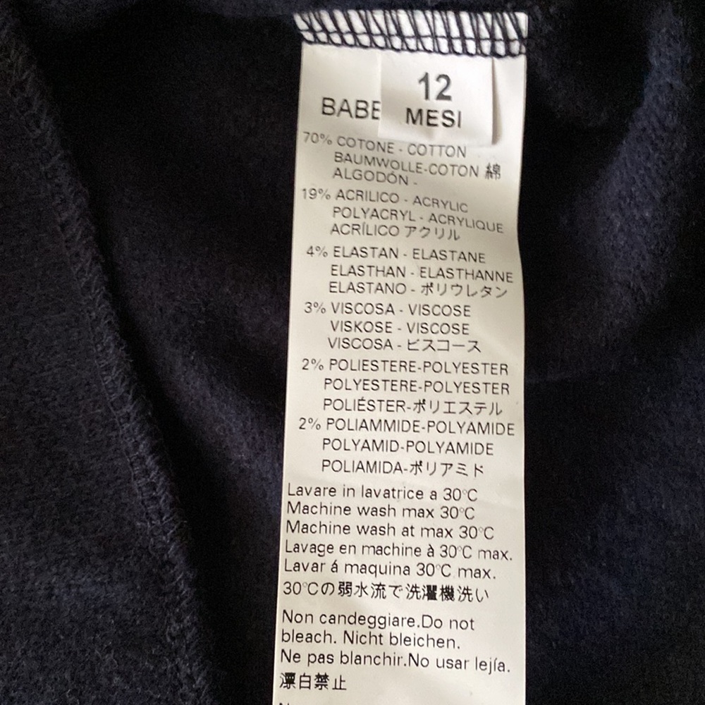 NWT Babe & Tess Button Up Cardigan Sweater Size 12 Months - Picture 5 of 6